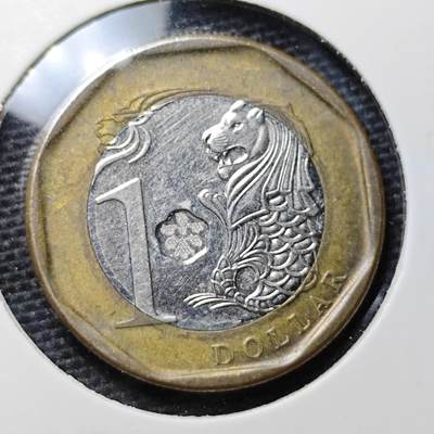 KK钱币收藏小铺 第318期 2月预留时间 周末发货 -  新加坡1元