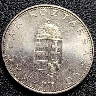 泉币菌-第84场-散币乐园场 原光极美 匈牙利10福林25mm 欧洲币