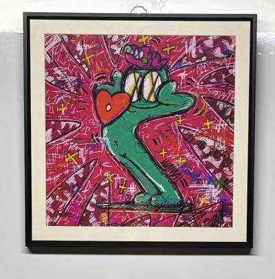零元拍：歪歪 OWSON 系列作品装饰画，已做装裱 合金相框尺寸：36X36CM。因展品出展，镜框或亚克力可能有轻微划痕，介意勿拍 - 零元拍：歪歪 OWSON 系列作品装饰画，已做装裱 合金相框尺寸：36X36CM。因展品出展，镜框或亚克力可能有轻微划痕，介意勿拍