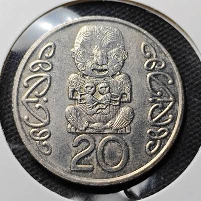 KK钱币收藏小铺 第319期 2月预留时间 周末发货 - 1990 新西兰20分大版