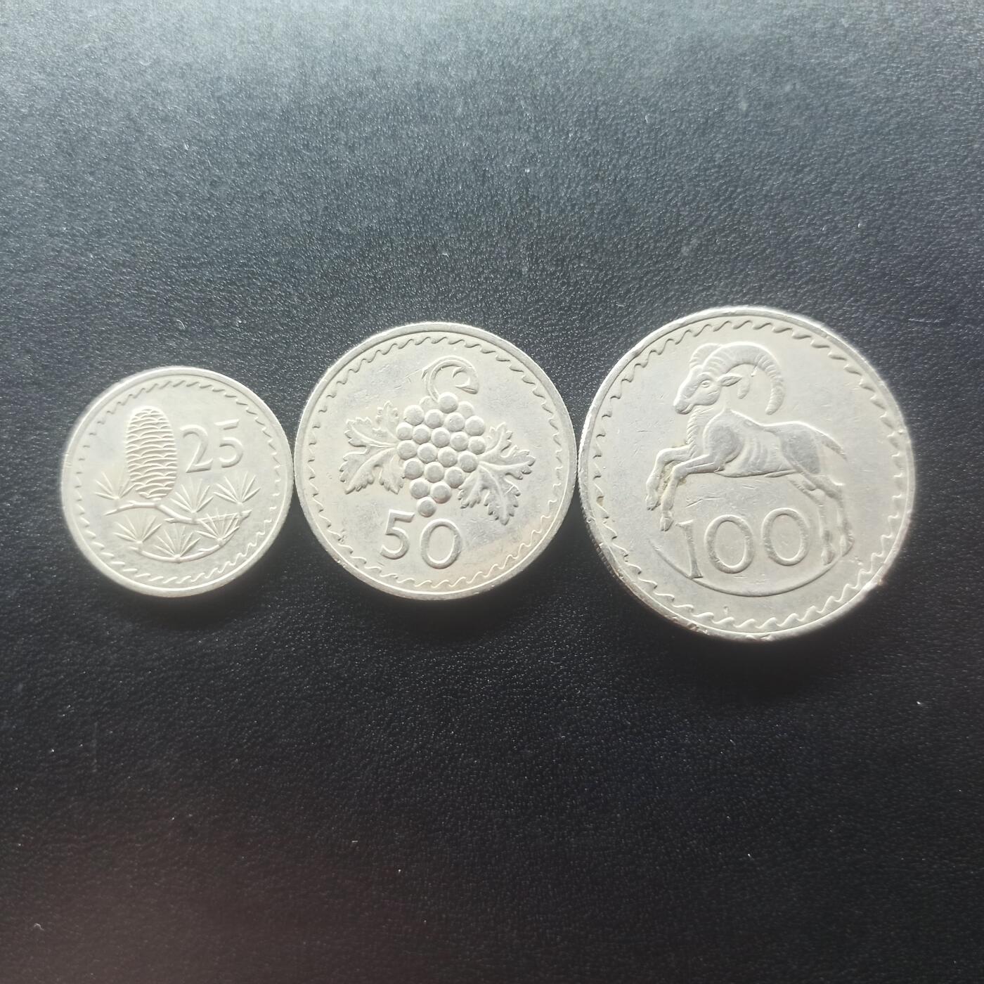 邮泉阁限时拍卖第二十一场 各国硬币专场（硬币在国外，这期结束后全部邮寄回国） 塞浦路斯3枚