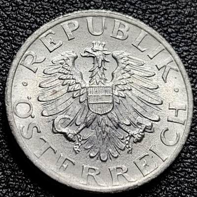 泉币菌-第84场-散币乐园场 少见 近未流通 原光极美 奥地利1986年 5格罗申 锌币 鹰 19毫米 2.5克 