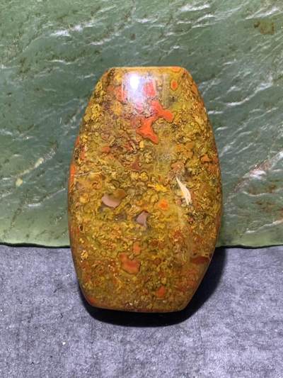 高玉化草花纹战国红玛瑙勒子一个！ - 高玉化草花纹战国红玛瑙勒子一个！