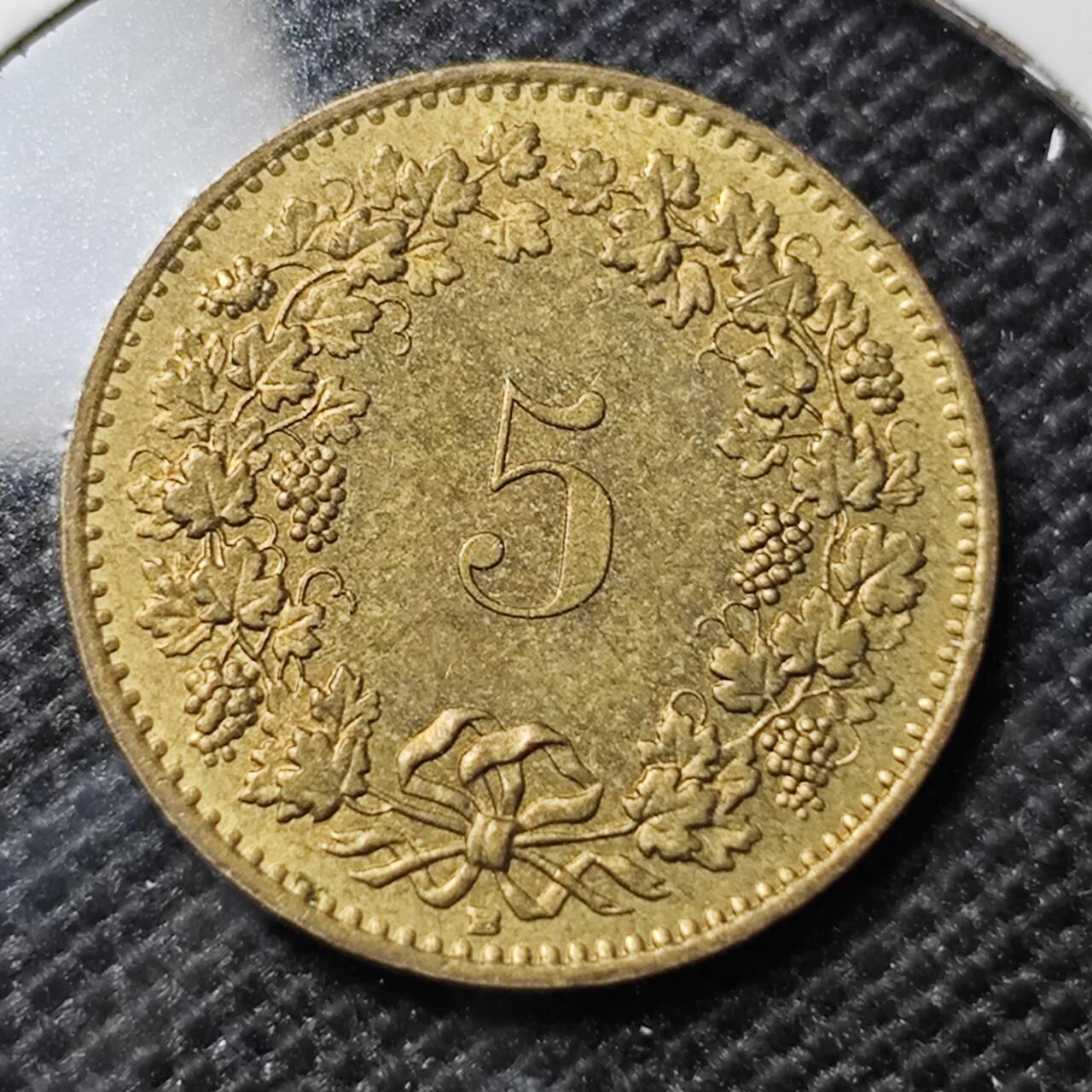 KK钱币收藏小铺 第318期 2月预留时间 周末发货  瑞士5分
