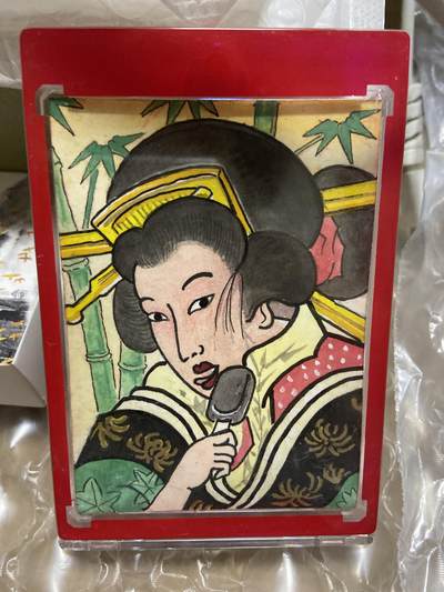 阳大大卡牌拍卖第66期（持续收拍品，周五晚上九点截拍，进群福利早知道） - 【手绘卡】人世间 知名画师 简笔风