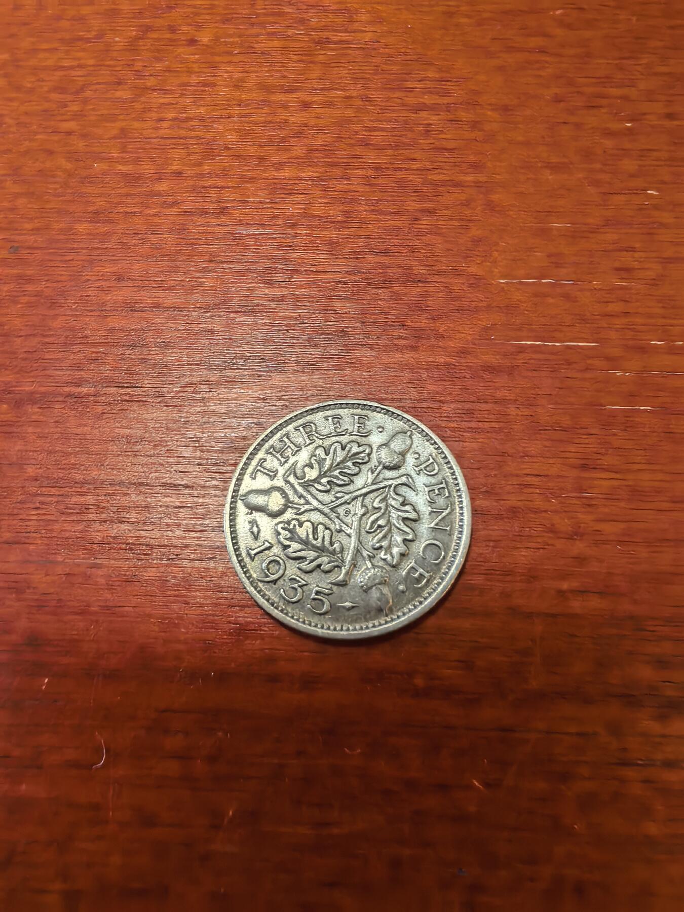 长老汇蛇年精选第三十五场拍卖 1935 英国乔治五世3便士银币