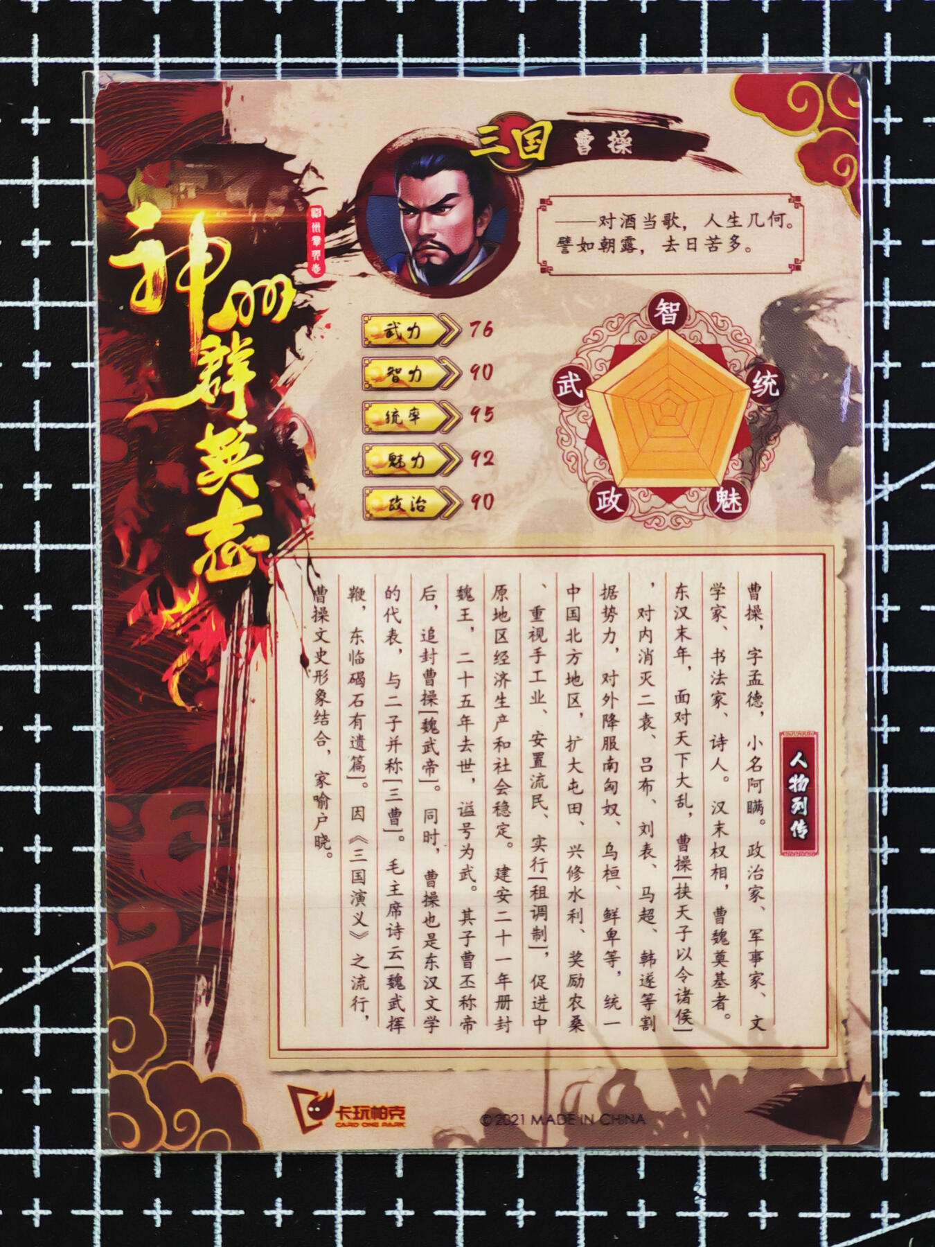 琦卡当当铺.扫码加群抽红包得[包邮券]’第10期‘周二结束★★人少漏多结束早★★(分享有奖) ~持续收拍品中 卡玩帕克-神州群雄志-曹操+朱棣-普卡-2张