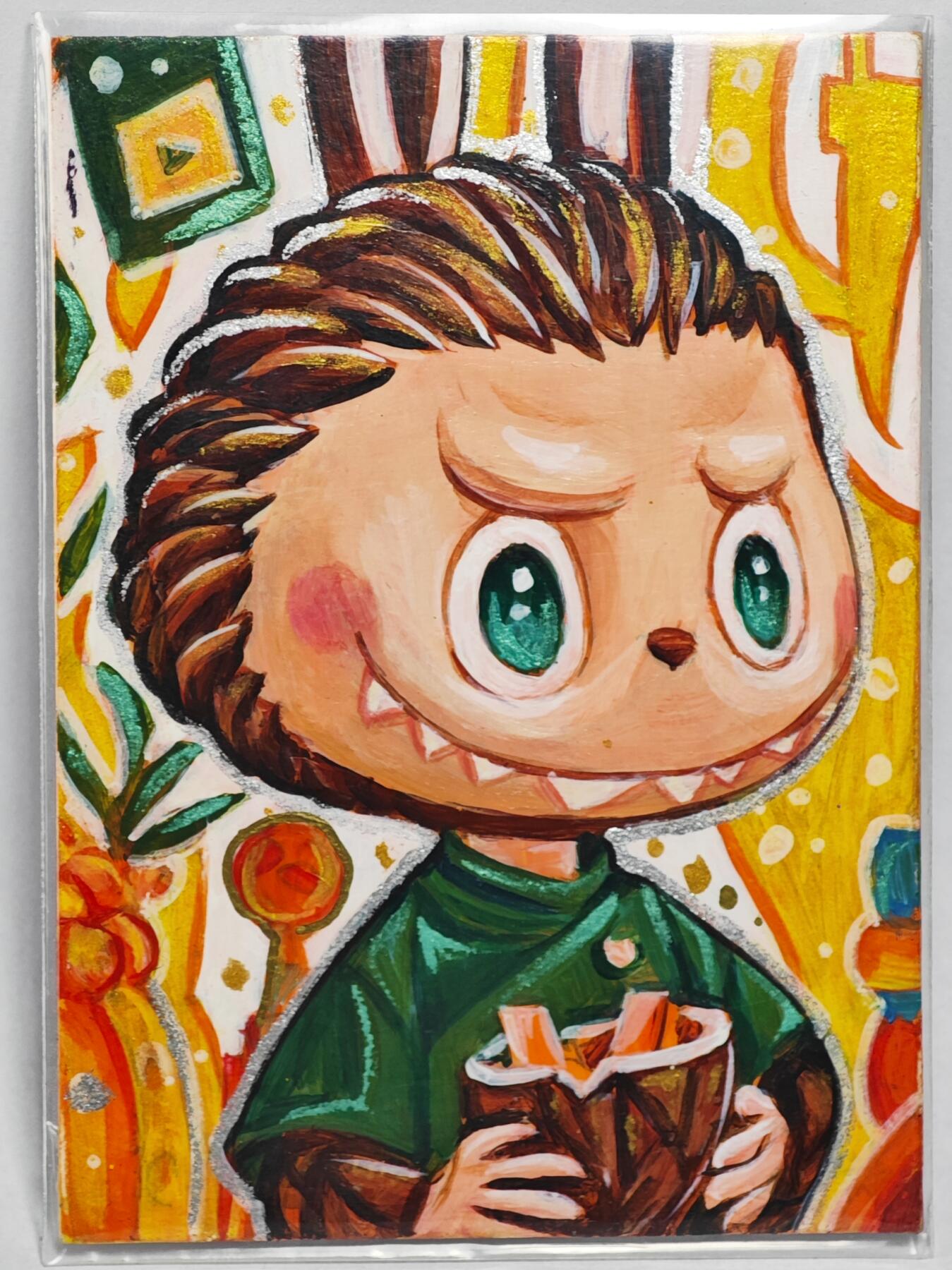 白泽拍卖卡牌手绘专场第22期中福卡展专场(离离暑云散，袅袅凉风起)