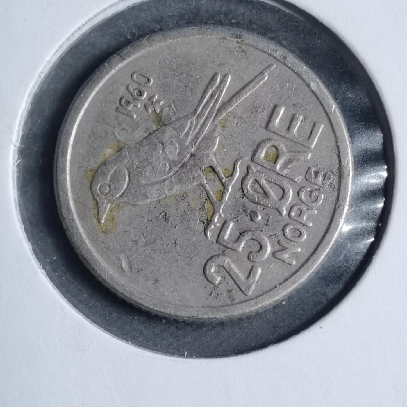 沼泽如烟--第807场 挪威1960年25欧尔
