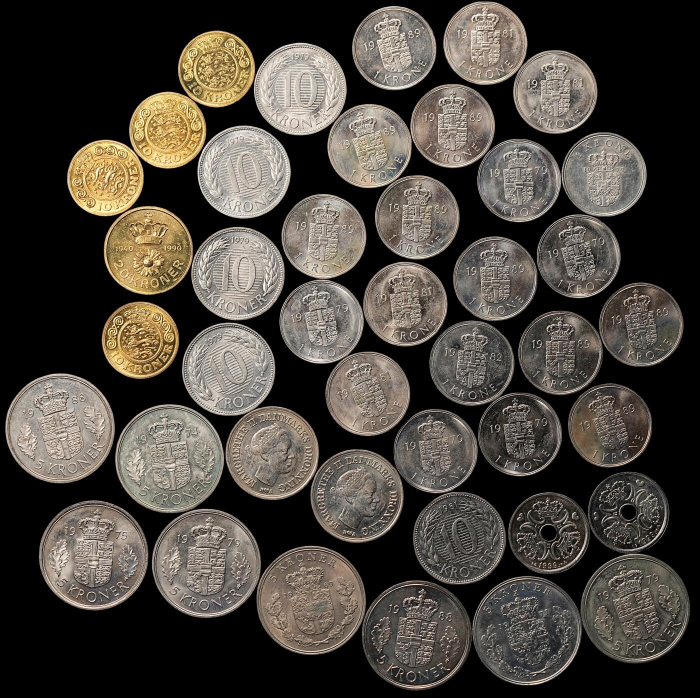 修遠堂世界钱币第八十期 现代丹麦克朗一组 面值194克朗