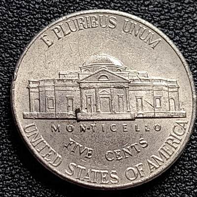 泉币菌-第84场-散币乐园场 带光美品  美国2008年5美分纪念币 杰斐逊 及 故居蒙蒂塞洛庄园 21mm 