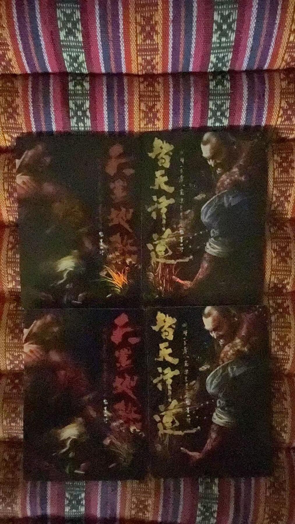 光影卡牌第19期，各家亲签，各家套卡，持续收拍品 张墨一封面卡鲁智深+武松普卡+彩闪