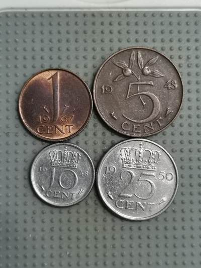 2025年第74场各国散币拍卖（总第74场）15号起休假半月，有发货需求请提前私信 - 荷兰4枚
