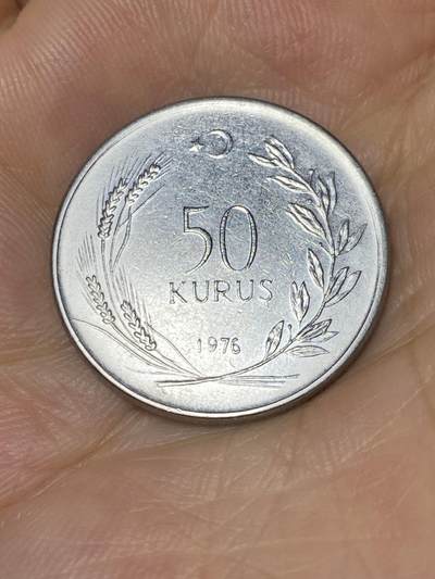 2025年第七十八场(总第一百零四场）外国好品散币(免佣金) - 土耳其🇹🇷1976年50库鲁(经典阿纳托利亚新娘图案)