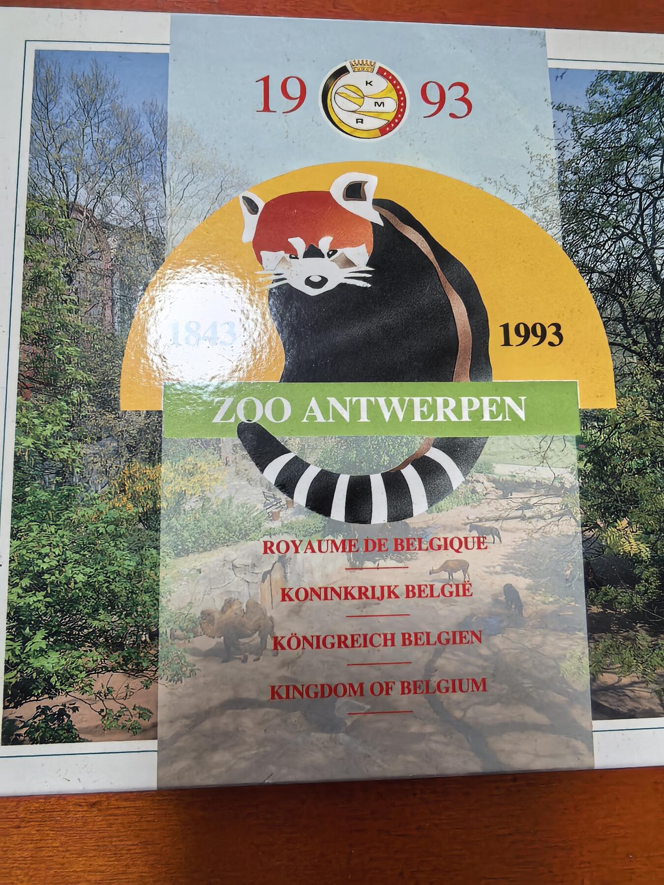 长老汇蛇年精选第三十六场拍卖 1993比利时10枚套币+1枚圆形铜章，卡装