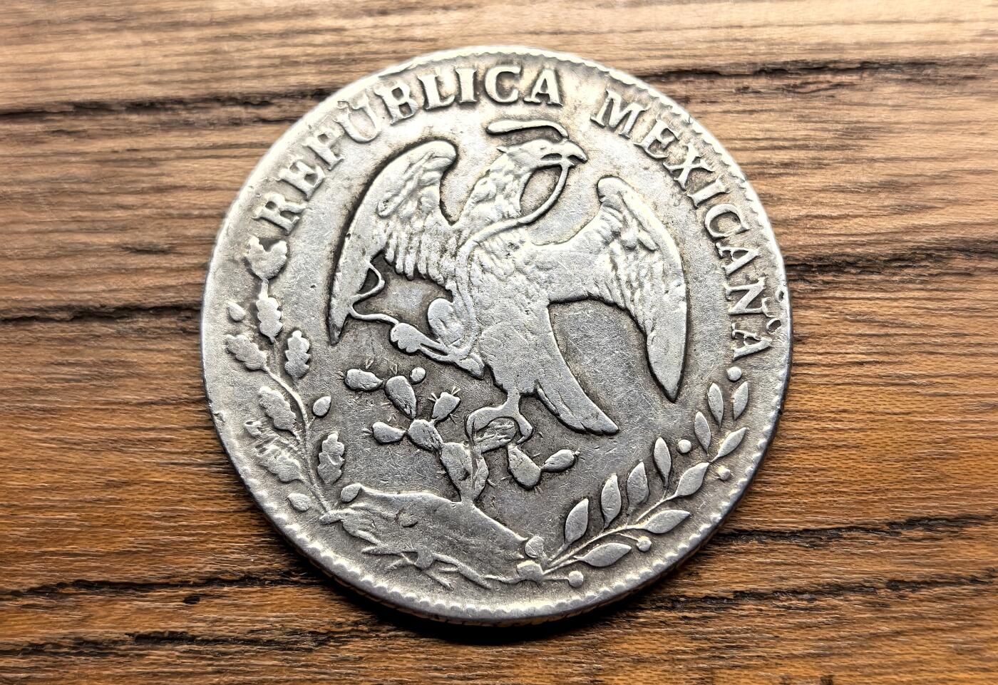 凡希社世界钱币微拍第三百零九期 1861Go墨西哥花边鹰洋好品