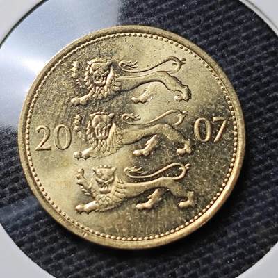 KK钱币收藏小铺 第320期 2月预留时间 周末发货 -  2007爱沙尼亚50分 好品