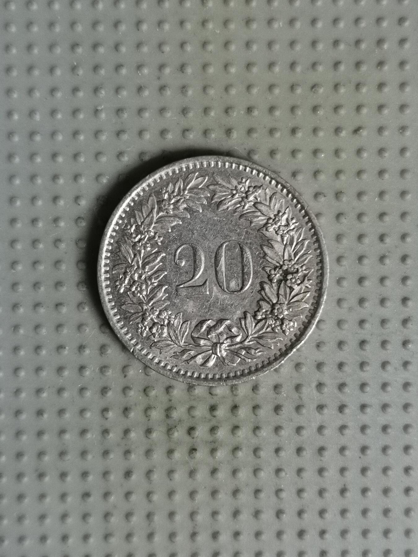 2025年第75场各国散币拍卖（总第75场）15号起休假半月，有发货需求请提前私信 瑞士1975年20生丁