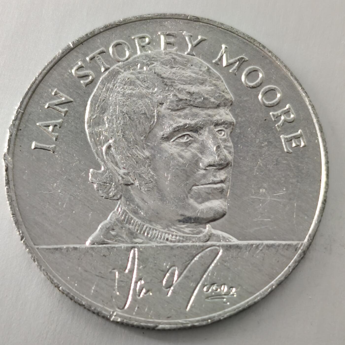 Krab外币市集Vol.24 Medal - Ian Storey Moore; Nottingham Forest England World Cup Squad 1970