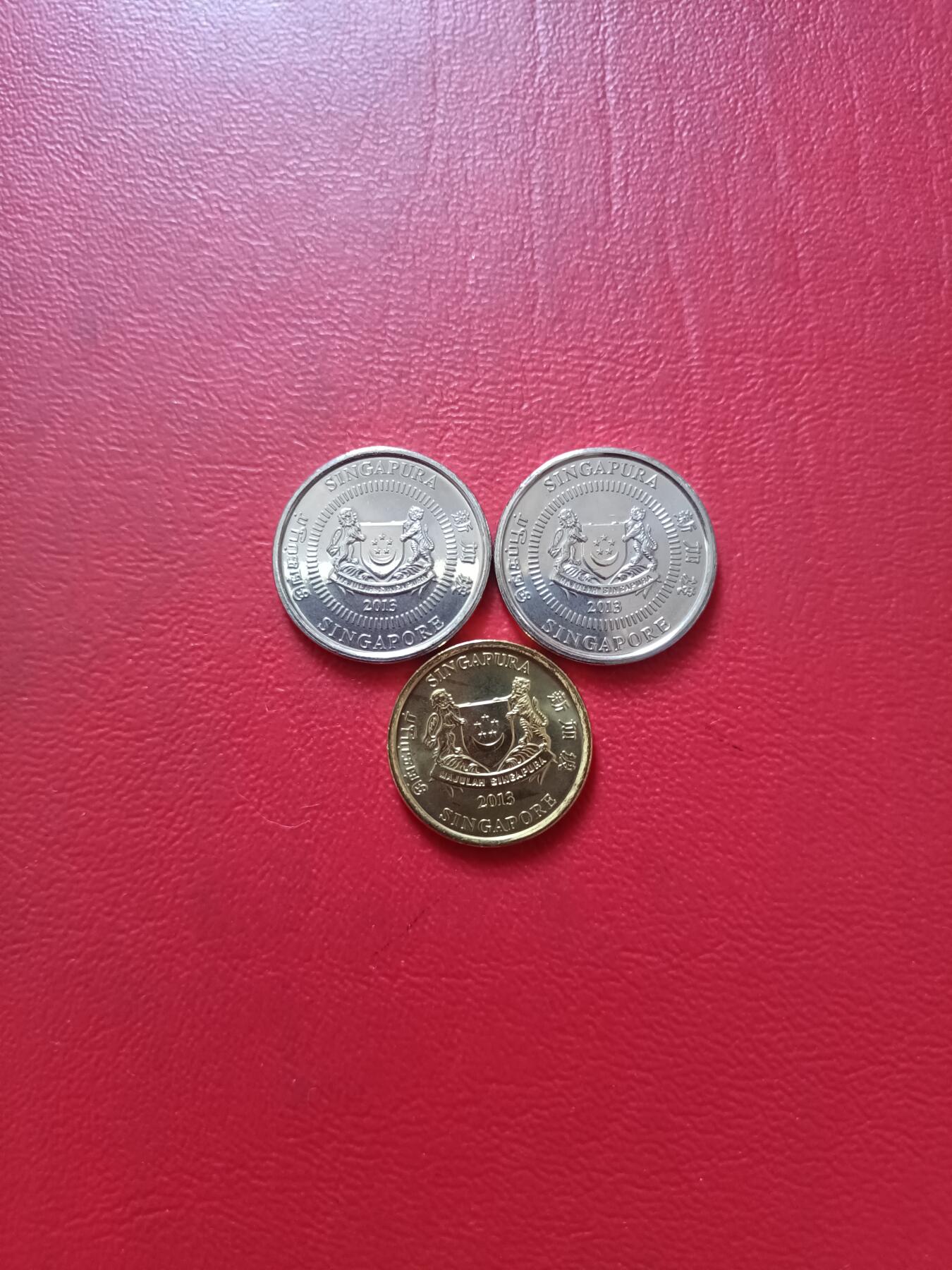 【云涧收藏】第五十二场 新加坡2013年卷拆3枚