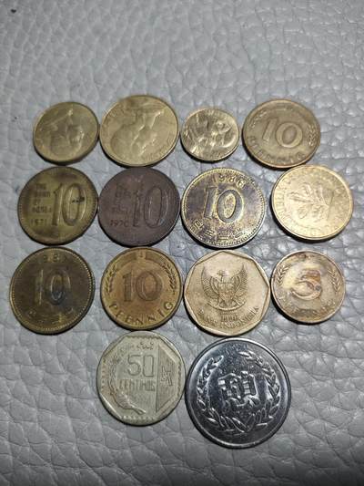 猩哥外币小铺➨【第178场】 - 杂钱14个