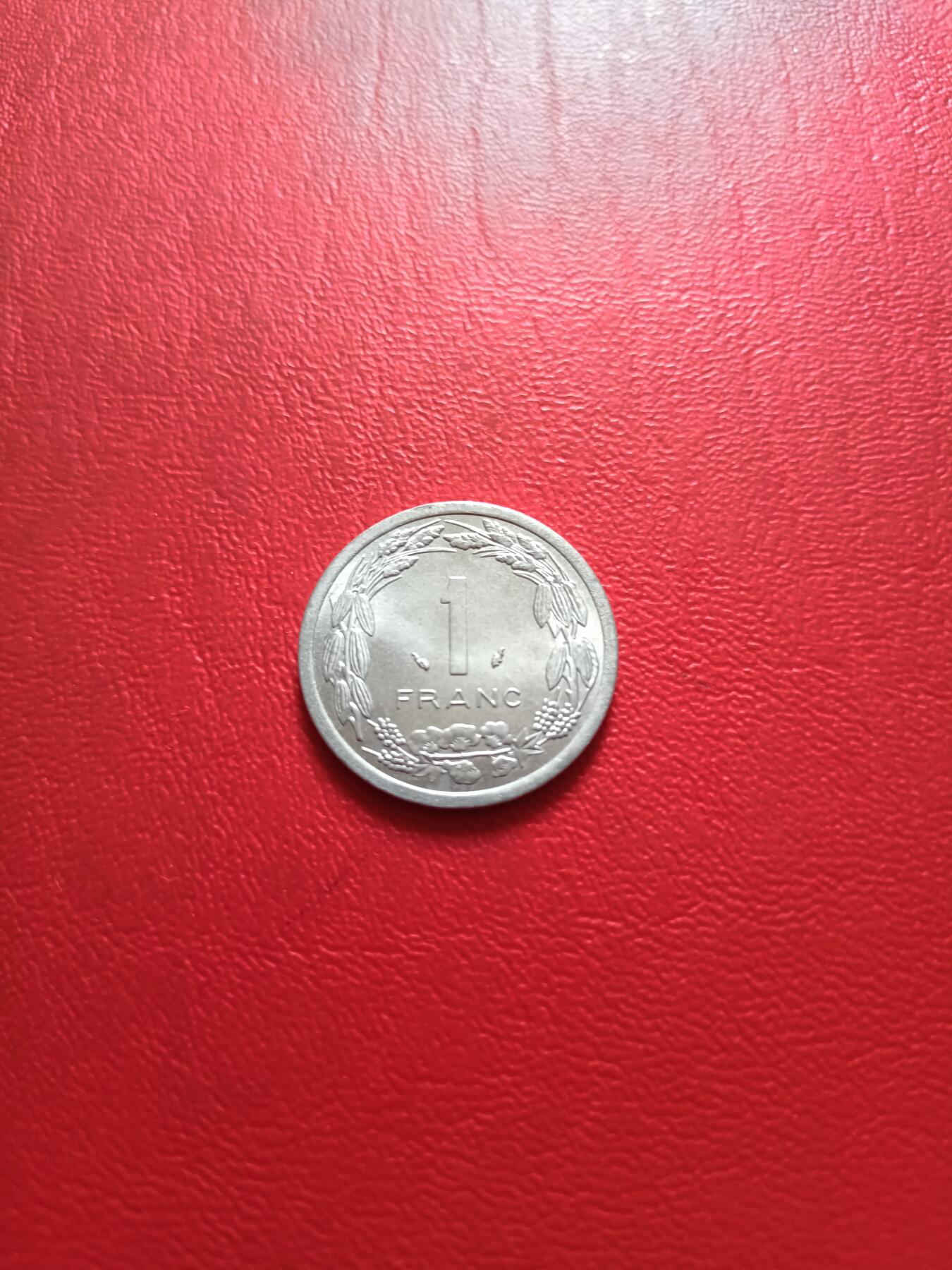 【云涧收藏】第五十二场 中非乍德1978年1法朗，UNC