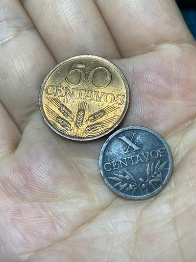 2025年第七十八场(总第一百零四场）外国好品散币(免佣金) - 葡萄牙🇵🇹2枚：1978年50分，1949年10分