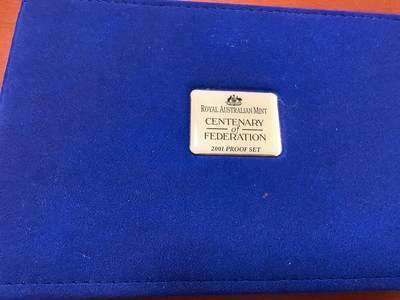 长老汇蛇年精选第三十六场拍卖 2001澳大利亚6枚精制套币，盒证全