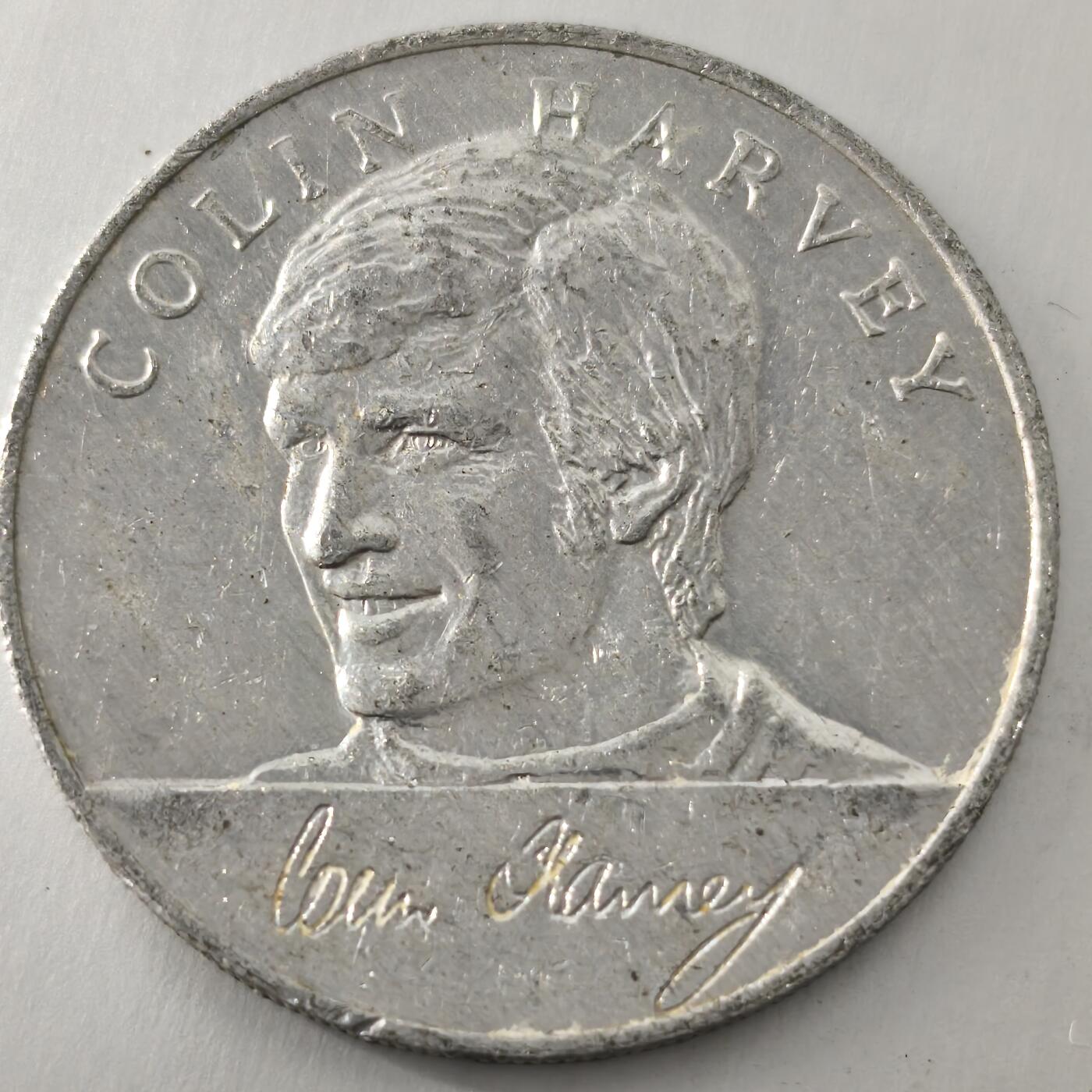 Krab外币市集Vol.24 Medal - Colin Harvey; Everton England World Cup Squad 1970