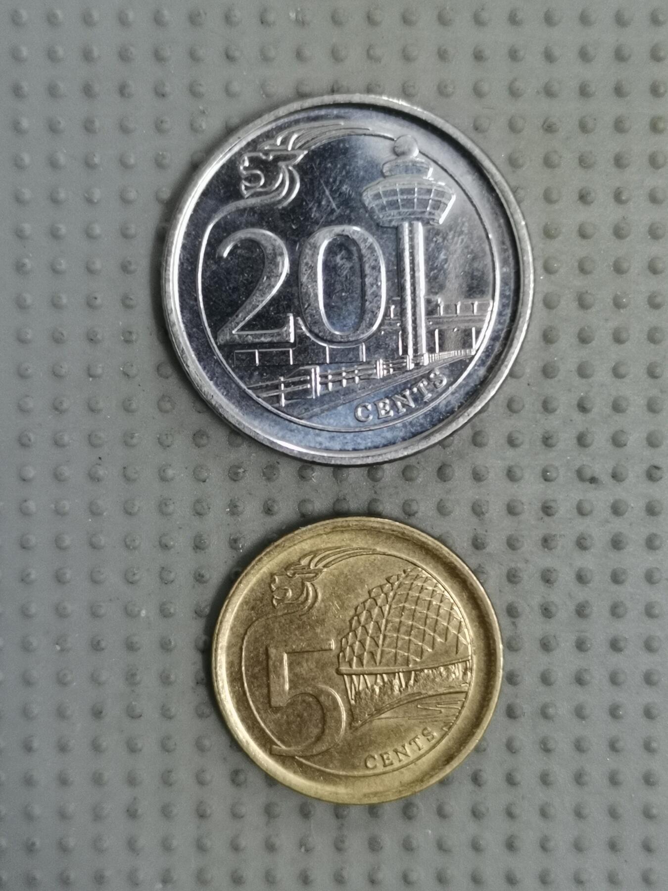 2025年第73场各国散币拍卖（总第73场）15号起休假半月，有发货需求请提前私信 新加坡新版2枚