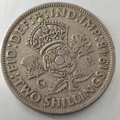 Krab外币市集Vol.24 - 英国1948年2先令
