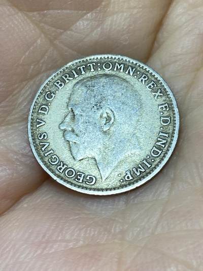 2025年第七十九场(总第一百零五场）外国好品散币(免佣金) 英国🇬🇧1921年3便士银币(乔治五世第二版)