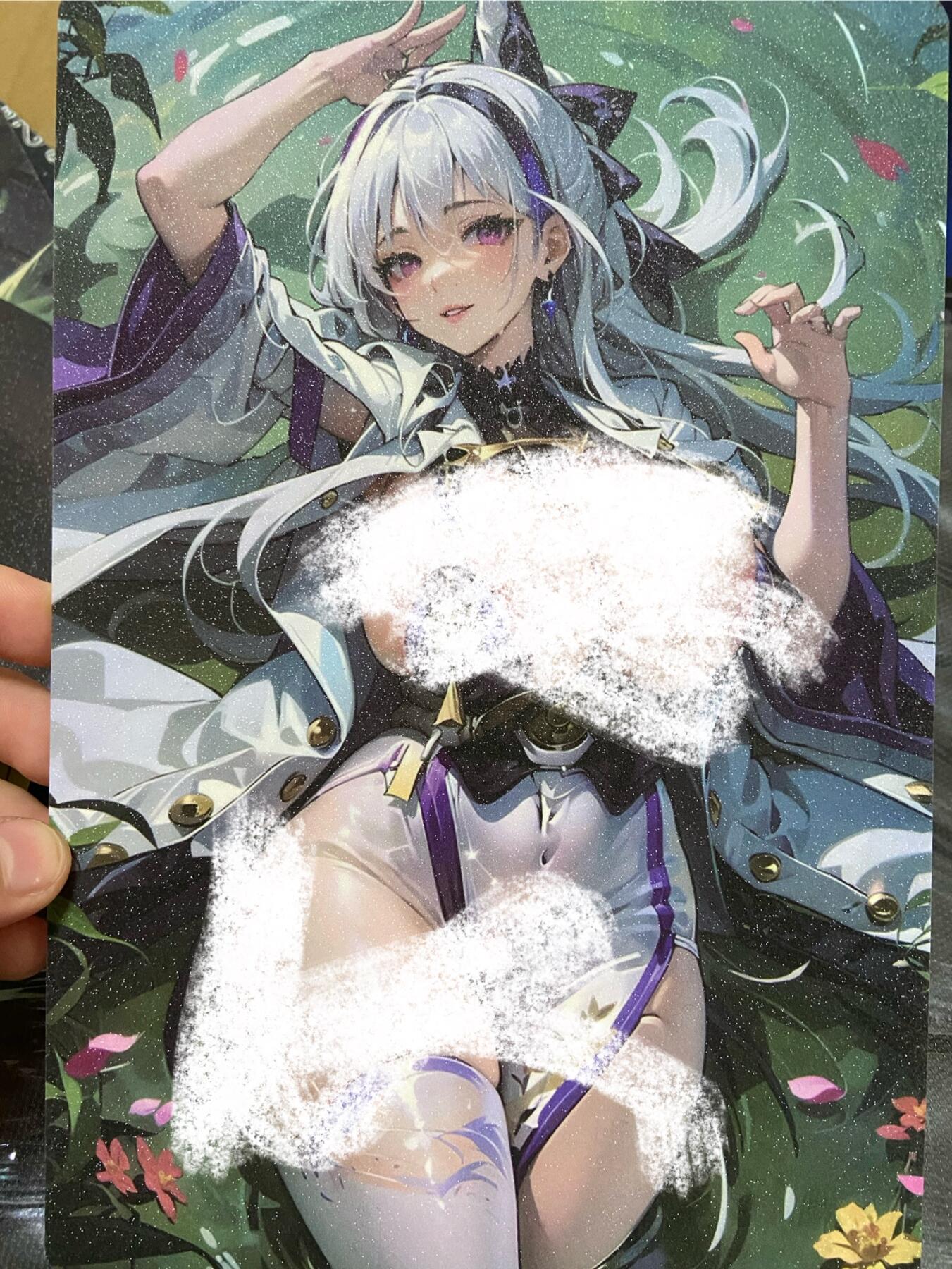 阳大大卡牌拍卖第69期（持续收拍品，周五晚上九点截拍，进群福利早知道） 双面色纸大卡 满天星 原神