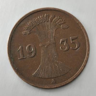 Krab外币市集Vol.24 - 德国1935年1芬妮