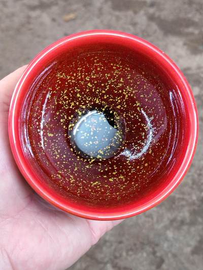 花月夜将军盏(33021)尺寸95*60mm容量150ml建盏胎内蕴含许多小气 - 花月夜将军盏(33021)尺寸95*60mm容量150ml建盏胎内蕴含许多小气