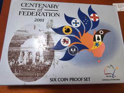 长老汇蛇年精选第三十六场拍卖 2001澳大利亚6枚精制套币，盒证全