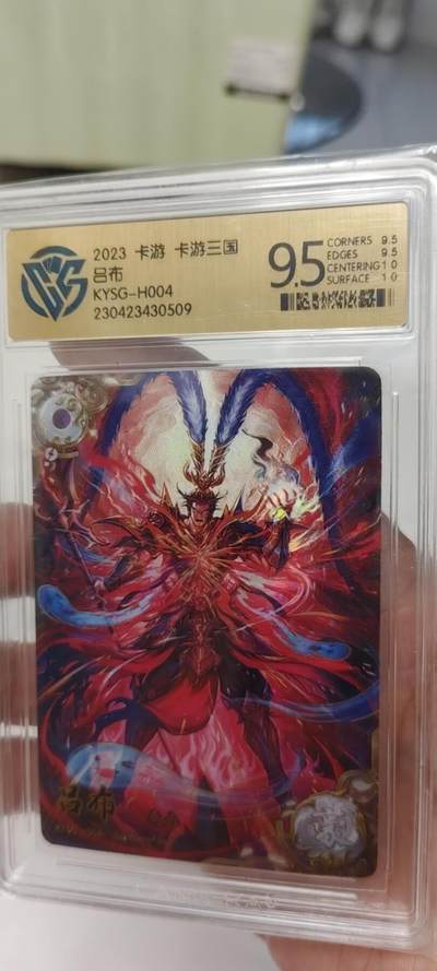 秋原瞳的小店第19期（竹竿击落叶子，红枣掉落下来的砰砰声，那是最美好的记忆之一） - 卡游三国极限9.5面十豪杰吕布