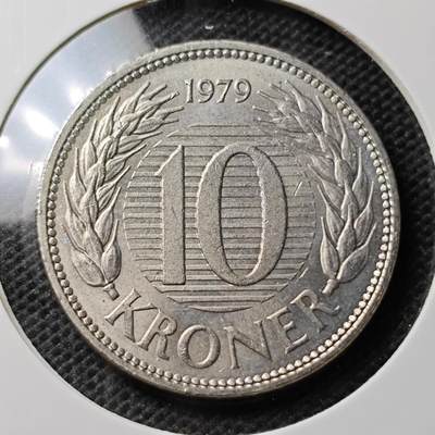 KK钱币收藏小铺 第320期 2月预留时间 周末发货 -  丹麦10克朗