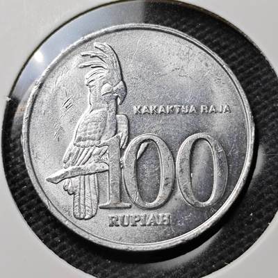 KK钱币收藏小铺 第320期 2月预留时间 周末发货 -  2001印度尼西亚100卢比 好品