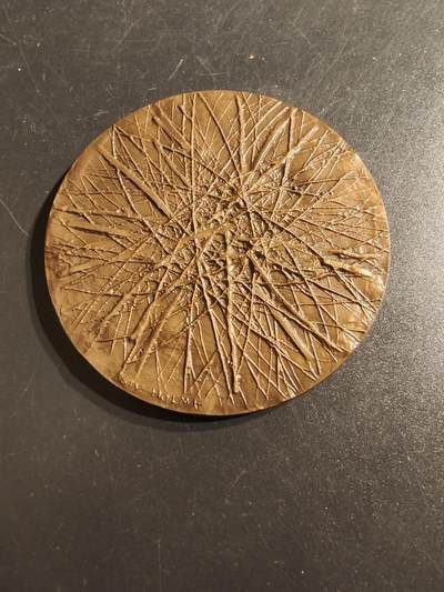 老王徽章第141期 - 法国国家空间研究中心大铜章     直径68mm   重量162.4g     实发