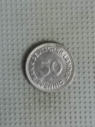 2025年第75场各国散币拍卖（总第75场）15号起休假半月，有发货需求请提前私信 - 德国1949年50芬尼