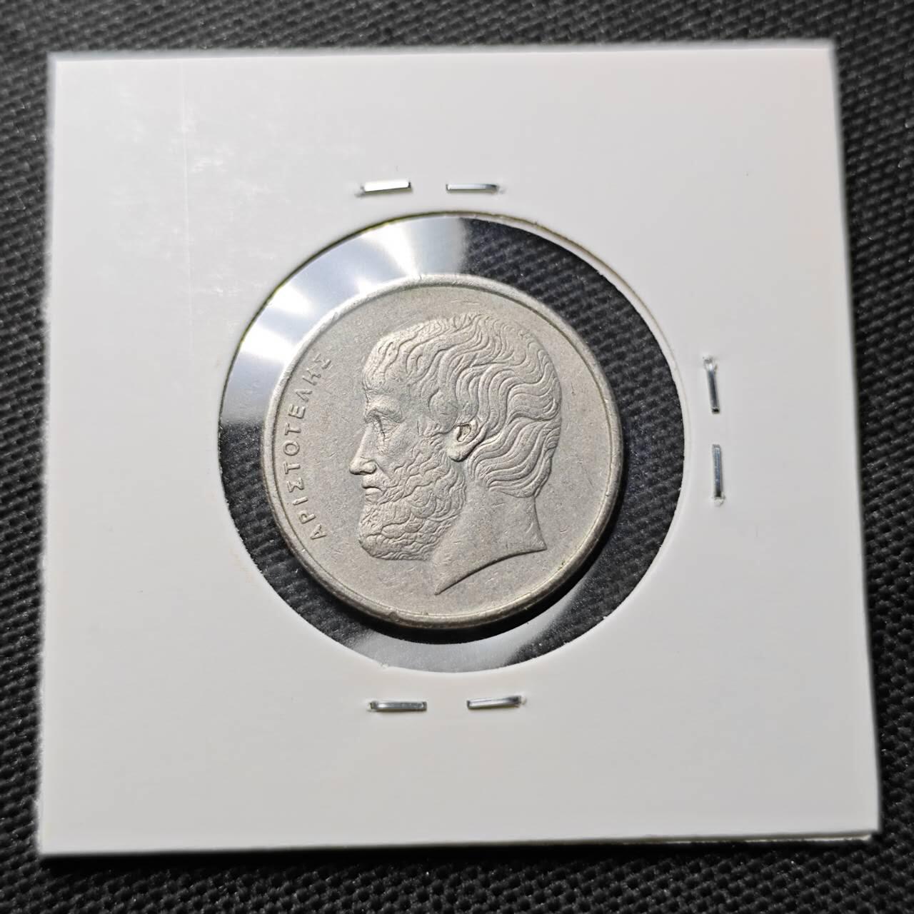 KK钱币收藏小铺 第320期 2月预留时间 周末发货 1980希腊5德拉克马