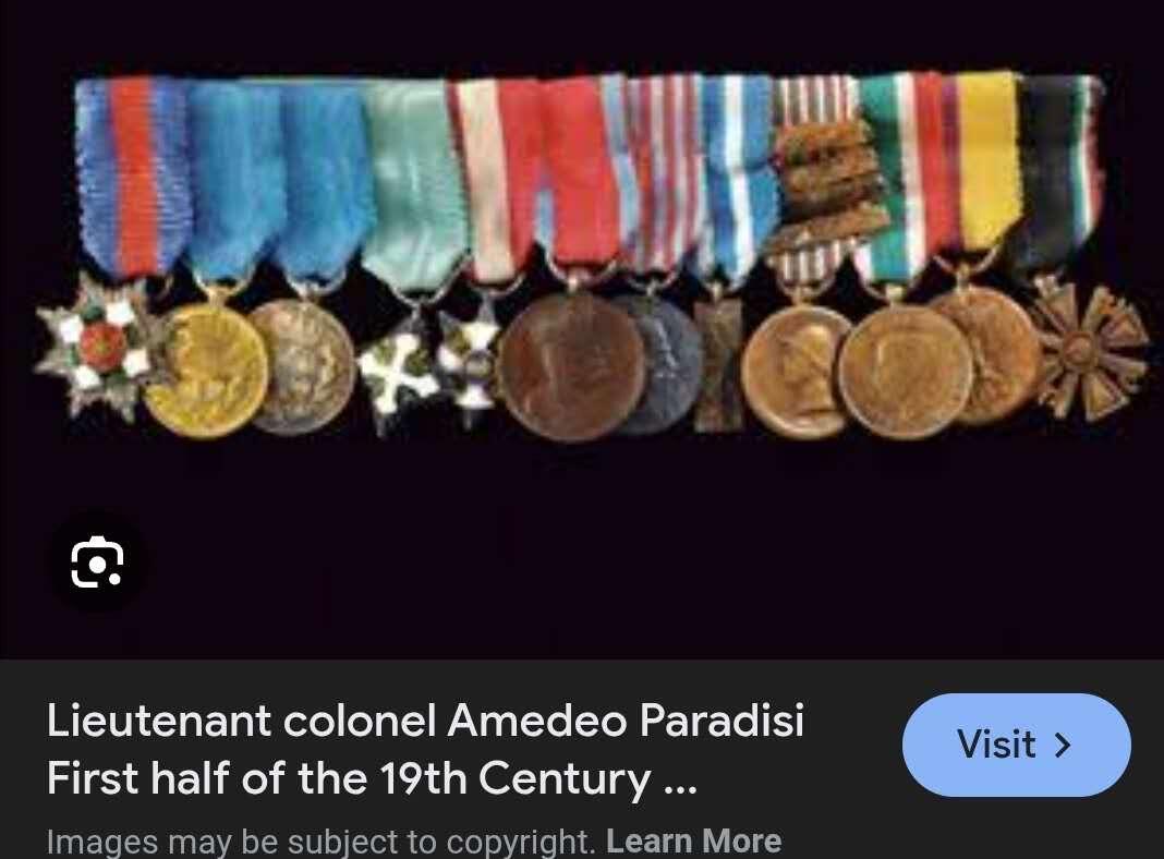 RimeNova韵星2025军品类夏季拍卖会-- RimeNova 2025 Summer Militaria Sale 意大利王国王牌飞行员Amedeo Paradsi中校 骑士级圣莫里斯和圣拉撒禄勋章 详情介绍