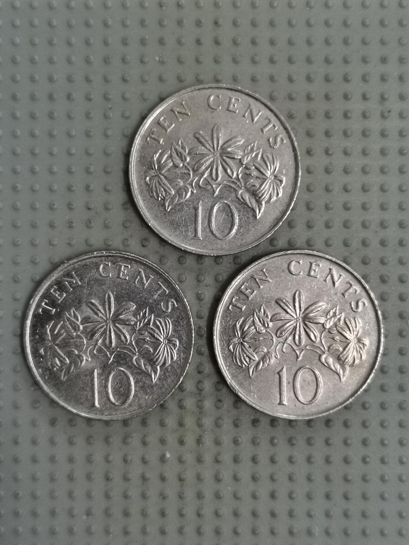 2025年第73场各国散币拍卖（总第73场）15号起休假半月，有发货需求请提前私信 新加坡高盾版10分3枚