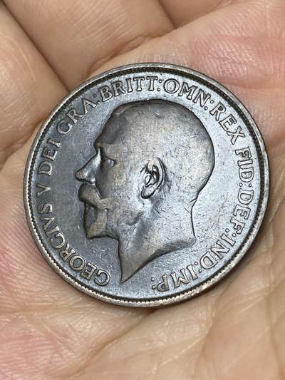 2025年第七十九场(总第一百零五场）外国好品散币(免佣金) 少见–英国🇬🇧1912年1便士H版(乔治五世第一版，H标喜敦厂造)