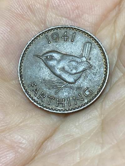 2025年第七十九场(总第一百零五场）外国好品散币(免佣金) - 英国🇬🇧1941年1法新(乔治六世第一版，印度皇帝版)