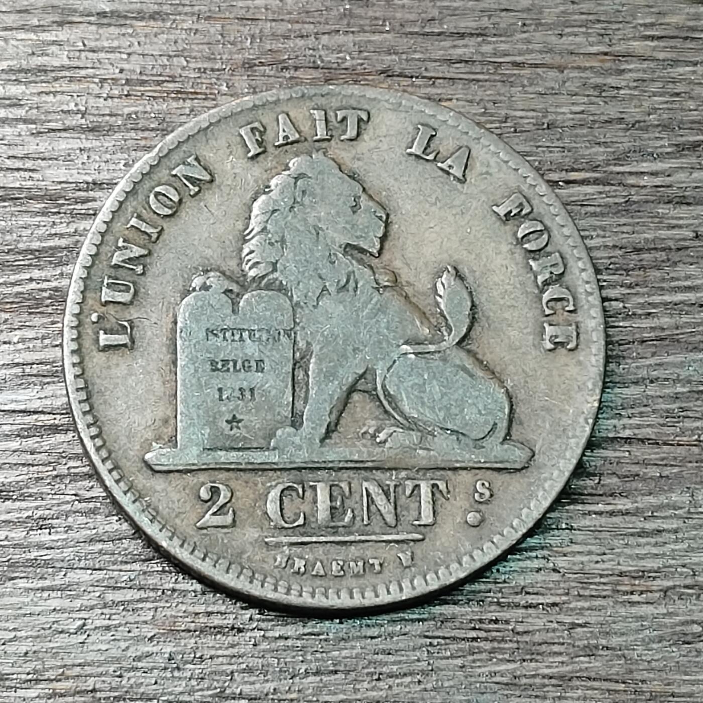 【铜匠收藏】★第126场★散币场，无佣金，30包邮。不满30元，支付5元运费。《接受代拍 代送NGC评级》 比利时 1835年 2分