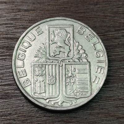 【铜匠收藏】★第126场★散币场，无佣金，30包邮。不满30元，支付5元运费。《接受代拍 代送NGC评级》 - 比利时 1938年 5法郎 回头狮子