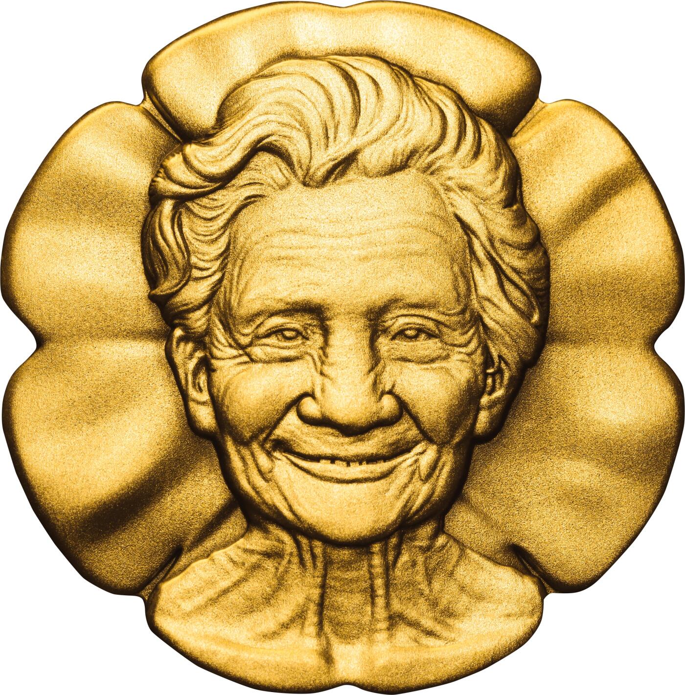 CSIS-GREAT评级精品钱币拍卖第三百一十一期 四叶草镀金母亲银章 异形 CSIS满分初打