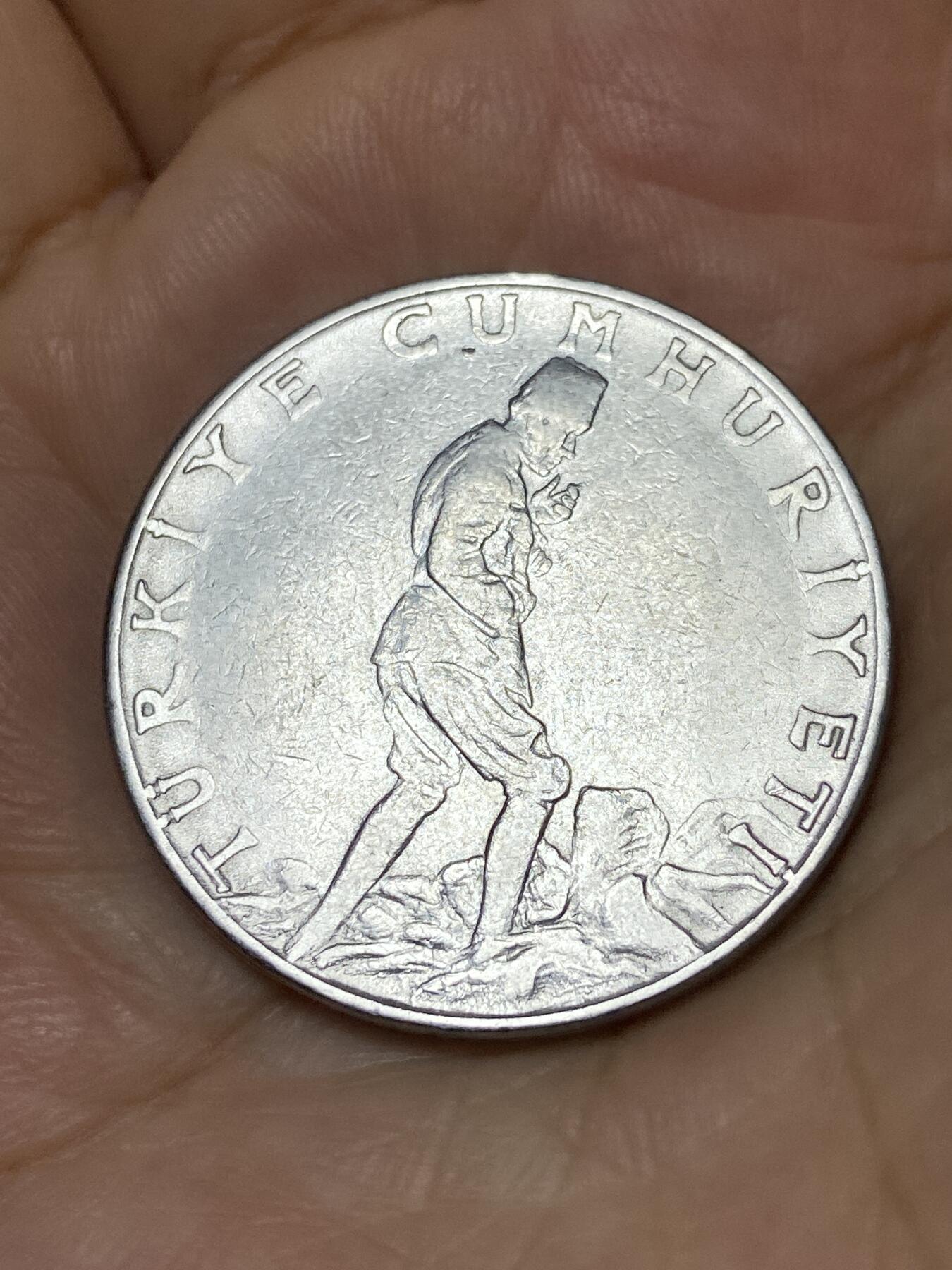 2025年第七十九场(总第一百零五场）外国好品散币(免佣金) 土耳其🇹🇷1963年2.5里拉(第一版，12克版)